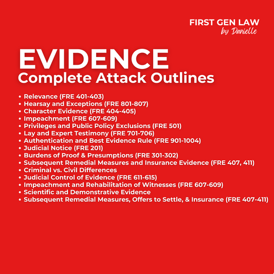 Attack Outlines - Evidence