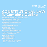 1L Outline - Constitutional Law