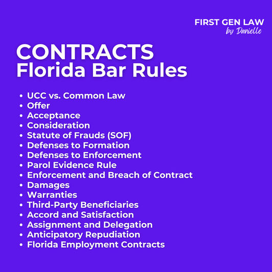 Florida Bar Rules - Contracts