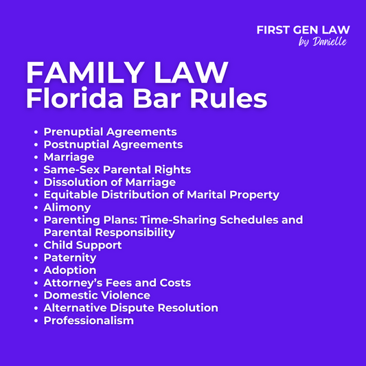 Florida Bar Rules - Family Law