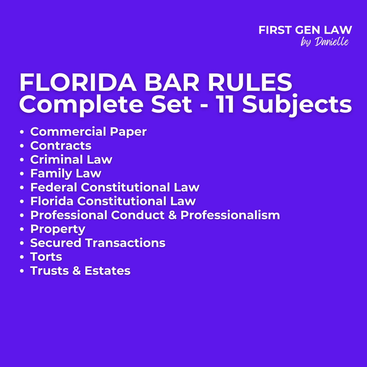 Florida Bar Rules - Complete Set