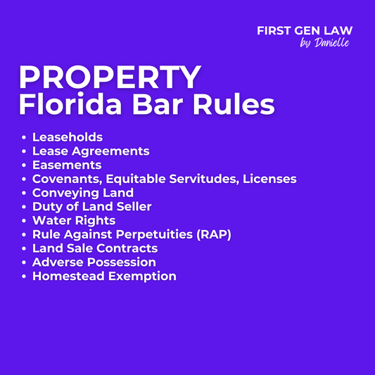 Florida Bar Rules - Property