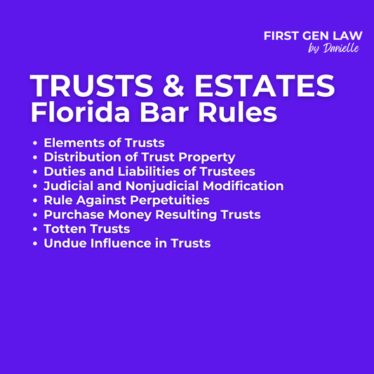 Florida Bar Rules - Trusts and Estates