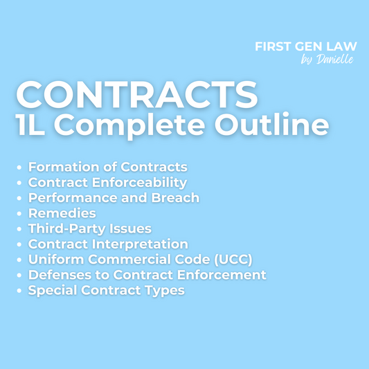 1L Outline - Contracts